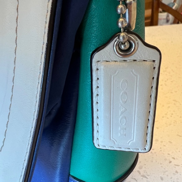 Coach PARK COLORBLOCK VIOLET (COACH F24801) SILVER/FRENCH BLUE MULTI - Picture 10 of 16